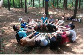 숲 밧줄놀이(가족캠프)