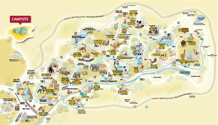 campsite map