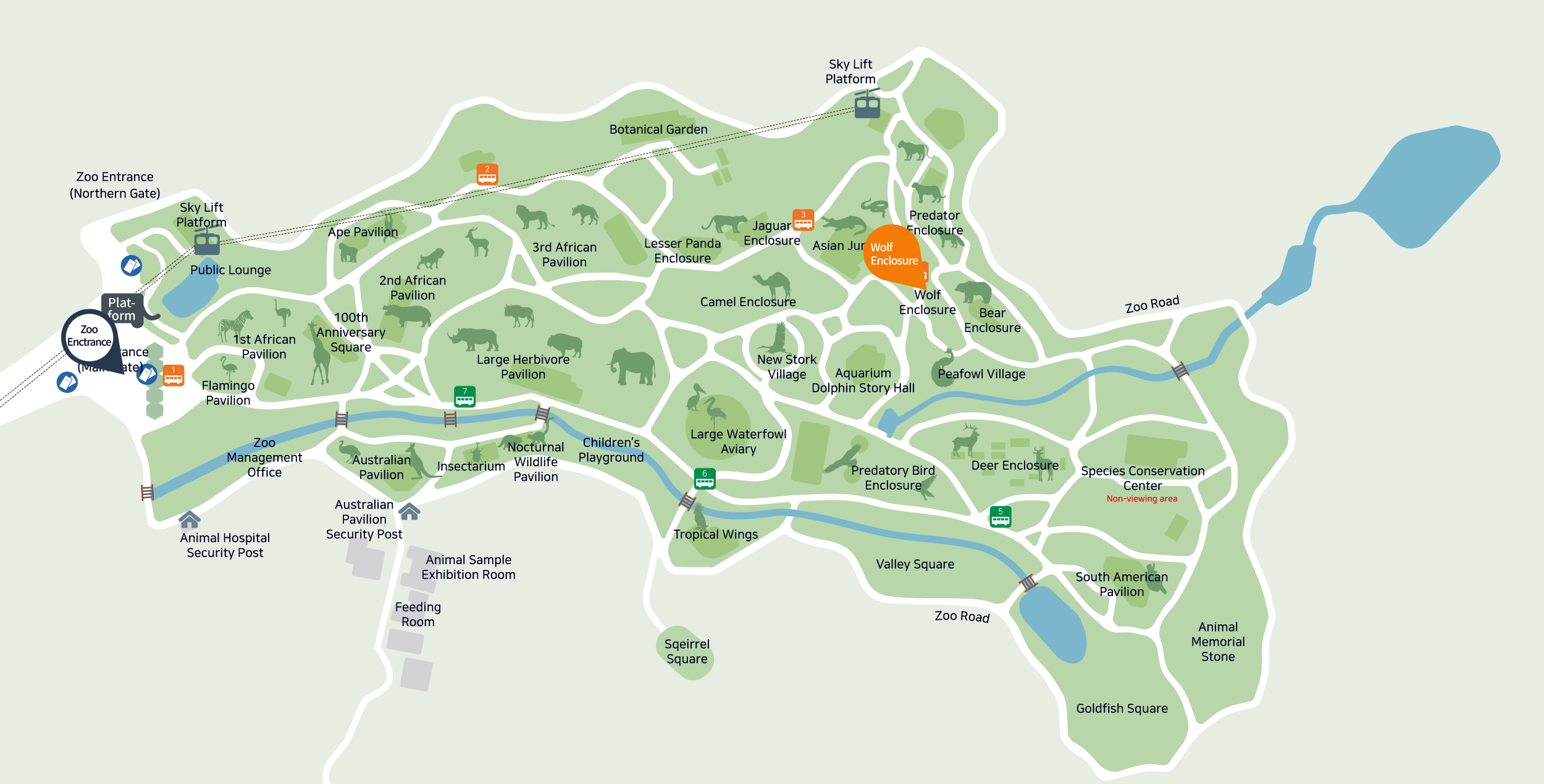 Wolf & Fox Enclosure