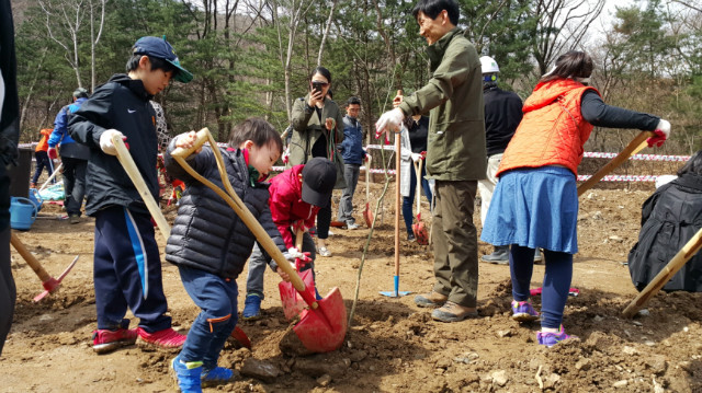 2015년 서울대공원 식목행사