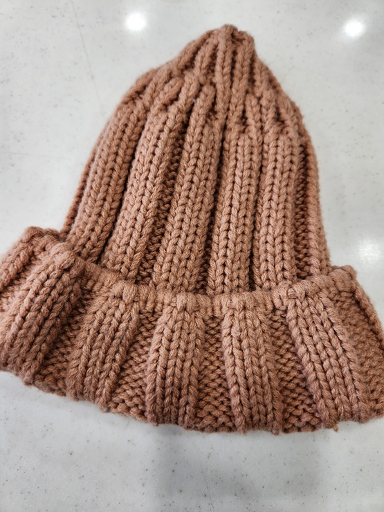 [모자]갈색 유아 모자