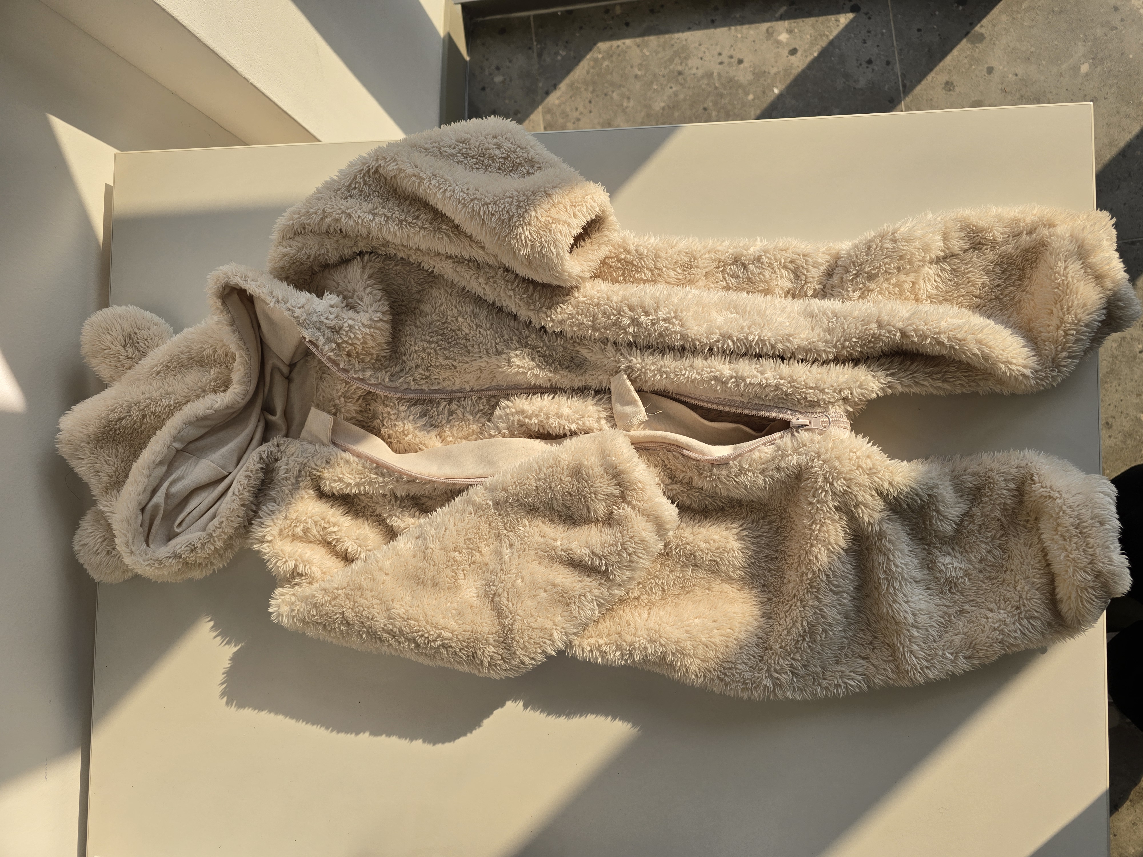 [의류]유아 올인원 털 옷