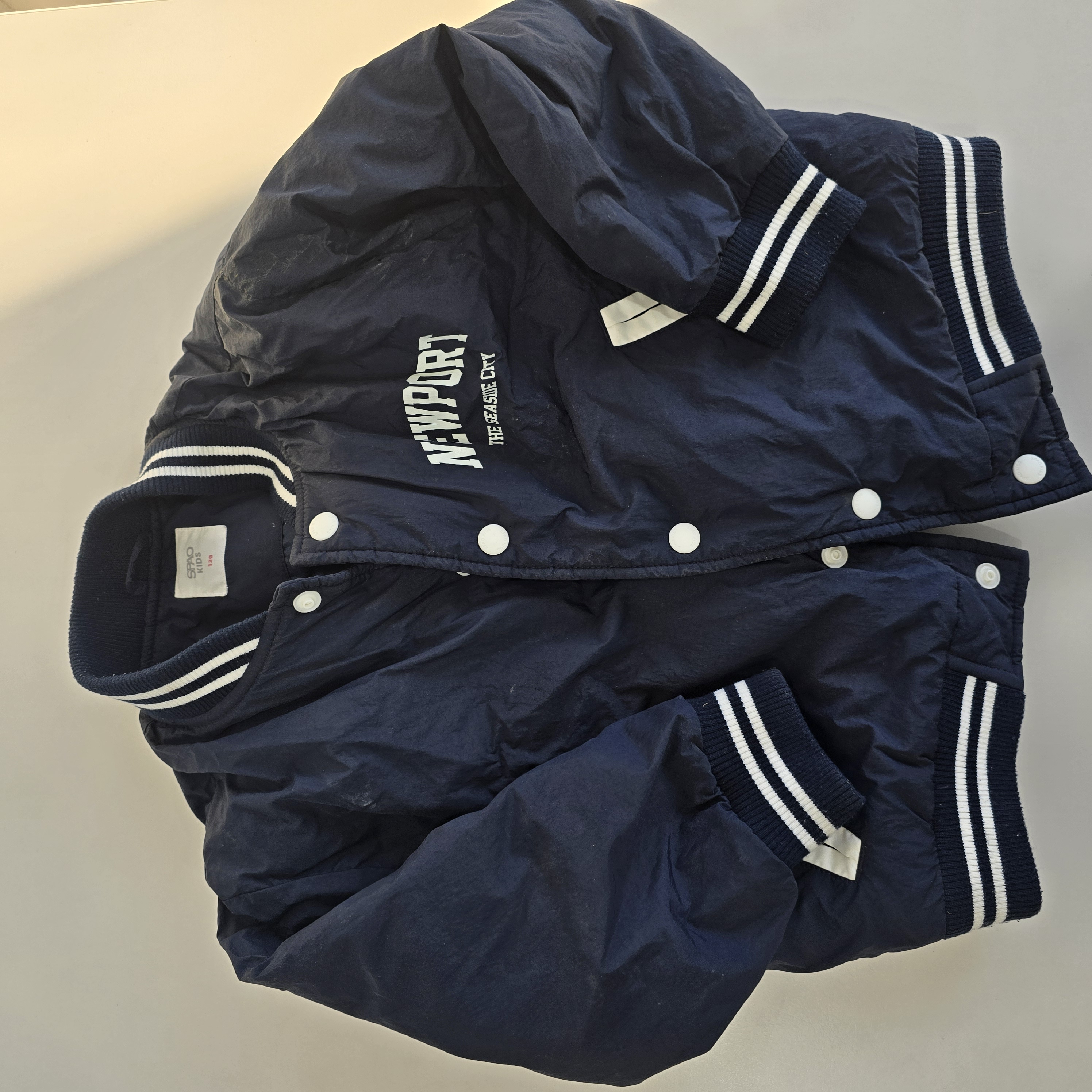 [의류]유아 야구 점퍼 패딩 자켓