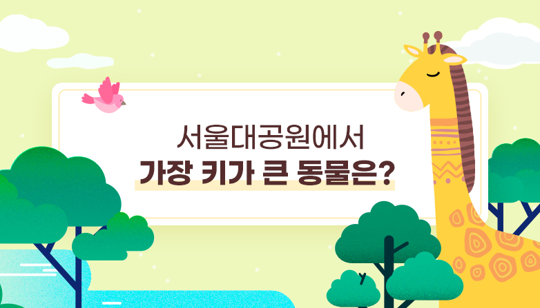 서울대공원에서 가장 키가 큰 동물은?